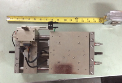 PARKER TRILOGY IRONLESS LINEAR MOTOR 11007M-N ON TABLE SLIDE ASSEMBLY
