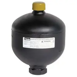 PARKER AD007B25T9A1 DIAPHRAGM ACCUMULATOR,5 CU. IN.,3600 PSI