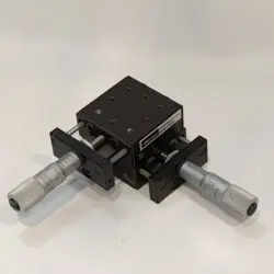 PARKER 4022 CENTER DRIVE TWO AXIS DIFFERENTIAL SCREW CROSSED ROLLER STAGE
