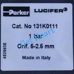 PARKER 131K0111 PNEUMATIC VALVE  FEDEX OR DHL OR UPS