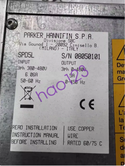 USED 100% TEST PARKER SPD5L 1 YEAR WARRANTY DHL/FEDEX