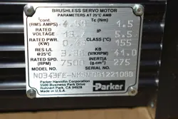 PARKER BRUSHLESS SERVO