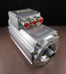 PARKER GVM142100Y6-600292 15KW 48VDC LIQUID COOLED  ELEC. GLOBAL VEHICLE MOTOR