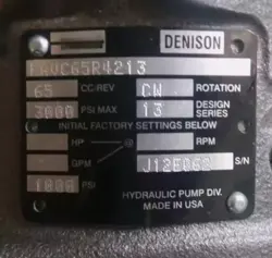 PUMP PAVC65R4213 #Z