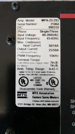 CUSTOM SERVO MOTORS