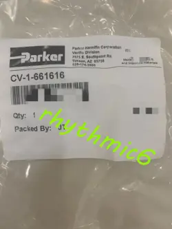 BRAND NEW PARKER CV-1-661616 CHECK VALVE BY DHL OR FEDEX