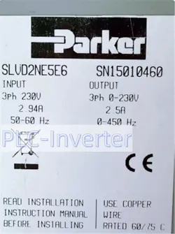 1PC NEW IN BOX PARKER SERVO DRIVE SLVD2NE5E6 DHL OR FEDEX #NEW#