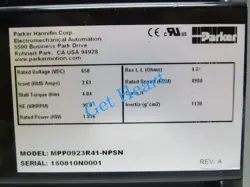 NEW  PARKER MPP0923R41-NPSN SERVO MOTOR FEDEX OR DHL