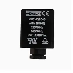 1PCS  PARKER 491514Q3 D4G SOLENOID VALVE COIL 220-240V NEW