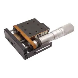 PARKER 4054 LINEAR POSITIONING STAGE, 1IN TRAVEL, 1.75X1.75IN TABLE, 25LB LOAD