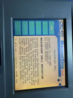 PARKER AUTOMATION CTC HUMAN MACHINE INTERFACE P1306QT-Q3 TOUCHSCREEN PANEL