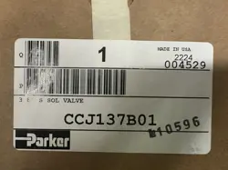 NEW PARKER CCJ137B01 SOLENOID VALVE