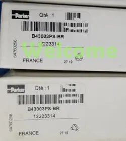 NEW PARKER B43003PS-BR PNEUMATIC VALVE FAST SHIPPING VIA FEDEX OR DHL