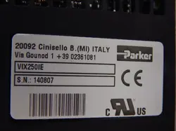  PARKER VIX250IE SERVO DRIVE CONTROLLER VIX250IE 