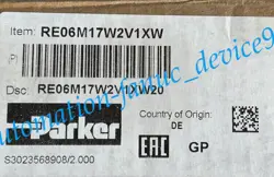 1PCS PARKER RE06M17W2V1XW RELIEF VALVE  NEW FAST SHIPPING#DHL OR FEDEX