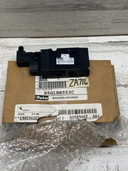 PARKER B5G1BB553C SOLENOID AIR CONTROL VALVE 1/4