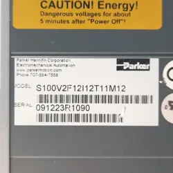1PC NEW PARKER S100V2F12I12T11M12 SERVO DRIVE 1-AXIS 10A OUTPUT 3PH 230VAC/24VDC
