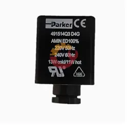 PARKER 491514Q3 D4G SOLENOID VALVE COIL 220-240V