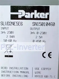 1PC NEW IN BOX PARKER SERVO DRIVE SLVD2NE5E6 DHL OR FEDEX -NEW
