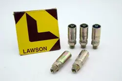 (5) PARKER MALE PIPE ADAPTER 1/8 NPT X 3/16 HOSE STEEL 10155-2-3
