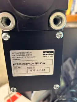 PARKER ACTUATOR ETB50-B05PA20-FR150-A