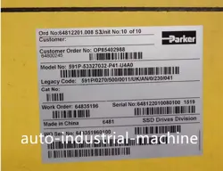 NEW IN BOX PARKER 591P-53350042-A00-U4A0 INVERTER 591P/500A