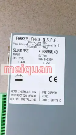 1PC NEW IN BOX PARKER SERVO DRIVE SLVD1NSE FREE SHIPPING DHL/FEDEX