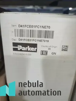 1PCS NEW  PARKER  D41FCE01FC1NE70   PROPORTIONAL VALVE   DHL SHIPPING