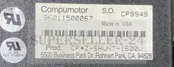 1PC NEW PARKER PARKER COMPUMOTOR CP*Z-SHUNT-1-1600W DHL SHIPPING