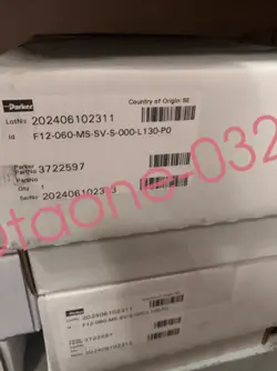 1PCS NEW PARKER 3722597 F12-060-MS-SV-S-000-L130-P0 SHIPPING MOTORVIA FEDEX/DHL