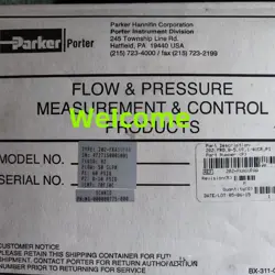 NEW PARKER 202-FKASVUAA MASS FLOWMETER FAST SHIPPING VIA FEDEX OR DHL 