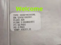 NEW PARKER 203AFWESVXNL MASS FLOWMETER FAST SHIPPING VIA FEDEX OR DHL 