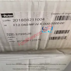 BRAND NEW PARKER F12-040-MF-IV-K-000-0000-P0 HYDRAULIC MOTOR DHL/FEDEX