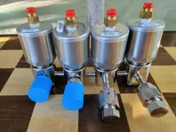 PARKER UHP NORMALLY CLOSED PRESSURE VALVE 150 PSI SET OF 4
