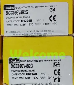 NEW PARKER 30CC02GV4B2G PNEUMATIC VALVE FAST SHIPPING VIA FEDEX OR DHL/