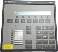 PARKER COMPUMOTOR RP240 2X40 LCD OPERATOR PANEL RS232 5V INDUSTRIAL HMI