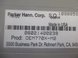 PARKER OEM770X-M2 OEM770XM2