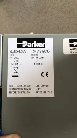 1PC NEW IN BOX PARKER SERVO DRIVE SLVD5NE5E5 DHL FREE SHIP