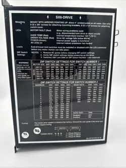 PARKER, 87-011751-01 D, SX6-DRIVE MICROSTEP DRIVE/INDEXER120V 50/60HZ - EXPEDITE