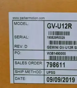 1PC NEW IN BOX PARKER COMPUMOTOR GV-U12R GEMINI GV SERVO DRIVE EXPEDITED SHIP
