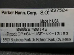 1PC NEW IN BOX PARKER GEMINI SERVO CP*GV-U6E-NK-13153 EXPEDITED SHIPPING
