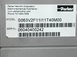 1PC NEW PARKER S063V2F11I11T40M00 COMPAX3 SINGLE AXIS SERVO DRIVE FAST SHIP