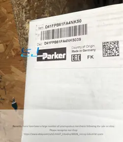 1PCS NEW PARKER D41FPB61FA4NK50 PROPORTIONAL VALVE D41FPB61FA4NK50#