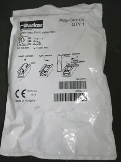 PARKER P8S-GPFTX SENSOR ELEC/PNP CABLE 10M