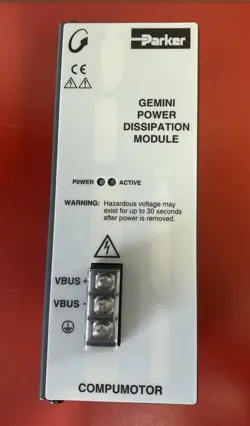 PARKER COMPUMOTOR GPDM GEMINI SERVO MOTOR DRIVE POWER DISSIPATION MODULE