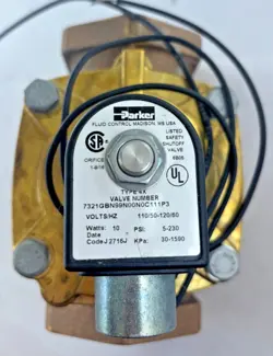 PARKER 7321GBN99N00N0C111P3 110/50-120/60 VOLTS/HZ 10 WATTS