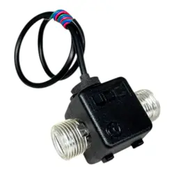 PARKER DFC 9000100 DATA FLOW COMPACT TRANSMITTER SENSOR 20 BAR 1-25 L/MIN 2.5 NM
