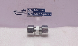 PARKER G16ZSCF ERMETO DIN TUBE UNION 16 MM WITH NUT ZINC PLATED S / 2-PCS LOT SA