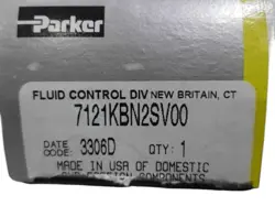 PARKER 7121KBN2SV00 FLUID CONTROL NSMP