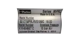 PARKER SERIES MPRL 32 CTMPRLRVS13MC 18.00 CYLINDER NSNP